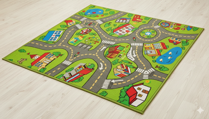 Çocuk Odası Oyun Halısı – Kaymaz Tabanlı, Yumuşak ve Güvenli